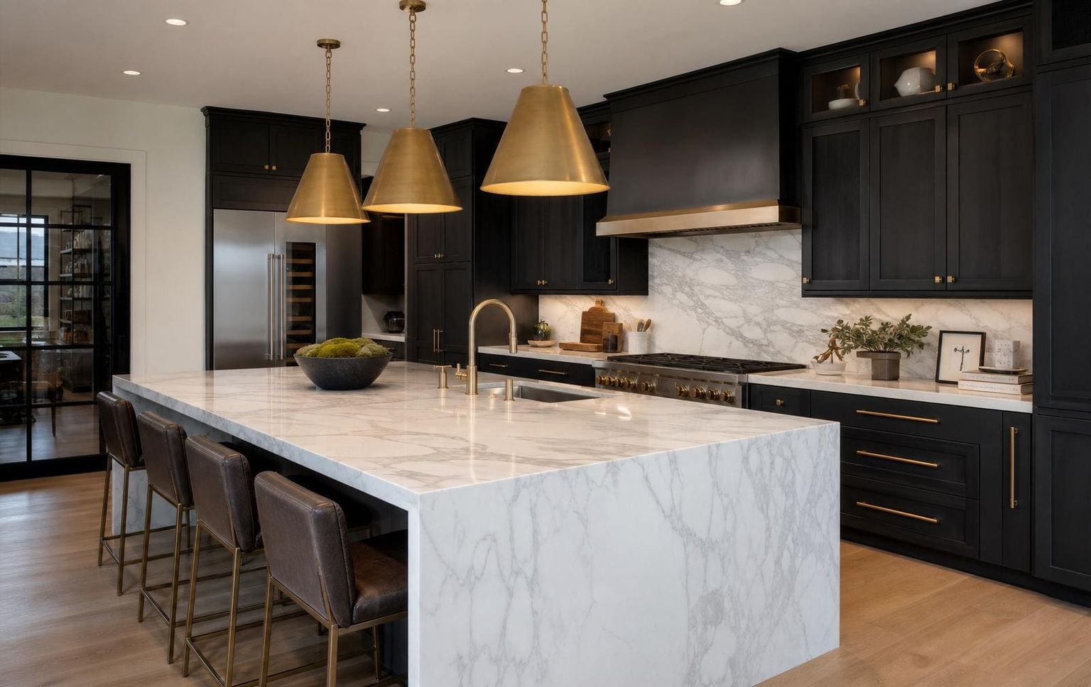 Highlands Ranch Marble Kitchen